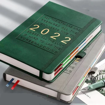 A5 2023 Aluno Kawaii notebook correia da Revista da Escola de artigos de Papelaria do Escritório bonito Planejador Mensal de Couro PU Semanal Cadernos