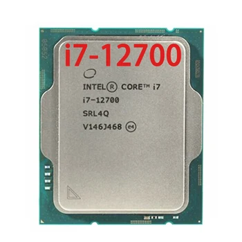 Intel Core i7-12700 i7 12700 2.1 GHz Doze-Núcleo de Vinte-Thread da CPU Processador de 10NM L3=25M 66W LGA 1700