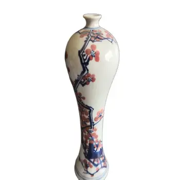Chinês Antigo De Porcelana Colorido Desenho Vaso De Porcelana