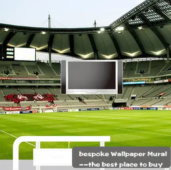 Atacado 3d mural de Esportes, estádio de futebol, mural de parede para TV murais de sala de estar em 3d foto murais 3d papel de parede