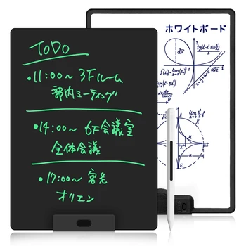Tela cheia LCD Escrever Tablet de 10 Polegadas Apagável Reutilizáveis Doodle Desenho Conselho Crianças Educativa Precoce de Brinquedos de Aprendizagem