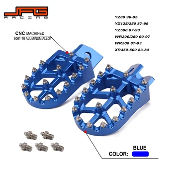 Moto CNC Footpegs apoio para os Pés Foot Pinos Para YAMAHA YZ80 YZ125 YZ250 YZ500 WR200 WR250 WR500 HONDA XR350 XR450 XR500