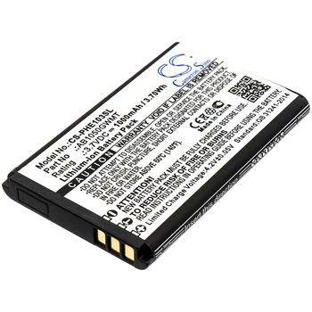 CS 1000mAh / 3.70 Wh bateria para Philips E103, E106, Xenium E103, Xenium E106, Xenium E255 AB1050GWMT
