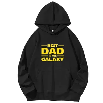 O melhor Pai, O Galaxy moda gráfico com Capuz em moletom Unisex Primavera, Outono essentials moletom com Capuz Camisa de roupas masculinas
