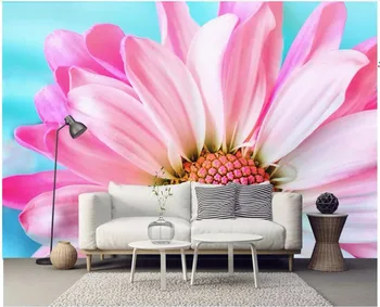 3d personalizadas foto de papel de parede de Flores em close-up de cores de fundo bonito parede da sala de estar em 3d murais de parede papel de parede para parede 3 d