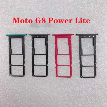 SIM Suporte da Bandeja de Leitor de Cartão SD Slot de Adaptador para Motorola G8 Power Lite XT2055-2