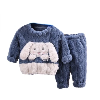 Novo Inverno Crianças Roupas de Meninas Moda Bebê Aquecido PajamasT-Shirt, Calças de 2Pcs/Define Criança Casual Fantasia Infantil de Crianças de Pijamas