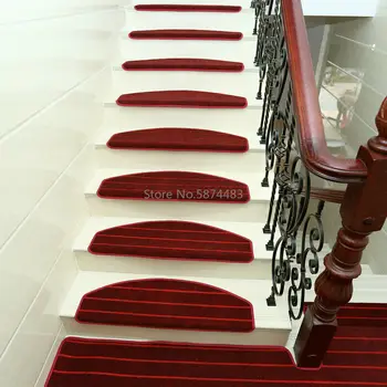 Modernas Listras Escadas Tapete Adesivo Tapete da Escada Treads Tapete antiderrapante Escada Tapete Capa de Proteção