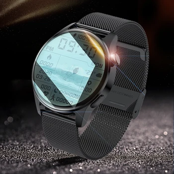 2022 Nova Chamada Bluetooth Smart Watch, Homens Cheios de Toque Sport Fitness Relógios Impermeável Coração de Aço da Taxa de Banda Smartwatch Android iOS