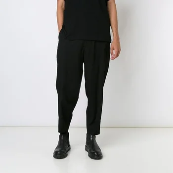os homens do Novo vestuário de Cabeleireiro Moda Hip hop Solto e casual calças de harém plus size fantasias