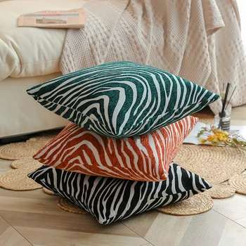 Leopard Impresso Travesseiro Caso de Animais Padrão Fronha Casa Sofá Capa de Almofada Decorativa Fronha de almofada 45X45CM