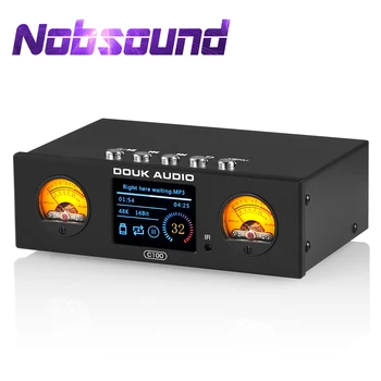 Nobsound C100 Mini Digital pré-amplificador Leitor USB Hi-Res Music Streamer S/PDIF D/A área de Trabalho do Conversor DSD256 de 32 bits 384KHz