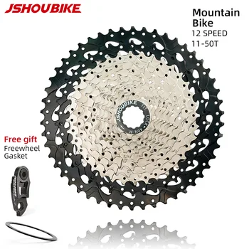 JSHOUBIKE MTB Cassete 12 Velocidade 11-50T de Mountain Bike Volante 12S Pinhão 12V roda Livre K7 Peças de Bicicleta para Shimano HG Hub