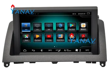 Capacitiva de 8 polegadas Touch Screen Car GPS de Navegação para-Mecerdes Benz C-W204 2007-2011 Android Auto Multimídia, Rádio, Leitor de