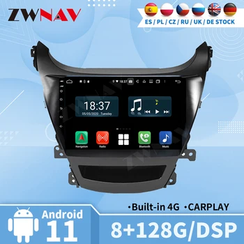 Carplay Rádio Bluetooth Para Hyundai Elantra 2014 2015 2016 Áudio Automotivo Multimídia Central 2 Din Android Automático Da Tela Estéreo