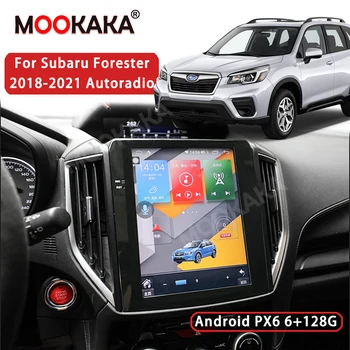 Android Rádio Para Subaru Forester 2018 2019 2020 2021 9.0 6+128GB Carplay Tela de Toque do Carro Autoradio Multimídia GPS de Navegação