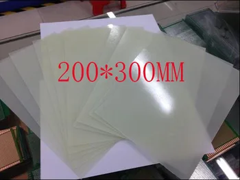 frete grátis nova marca 5pcs placa de Teste de alta temperatura da placa de vidro verde, placa 200*300 MM 0,5 mm de espessura de Venda