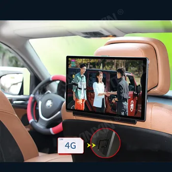 11.6 Polegadas Android 10.0 2GB+16GB Carro Headrest Monitor de 8 Núcleos 4K 1080P Tela do Espelho Assento Traseiro de Entretenimento de Vídeo Netflix HDMI