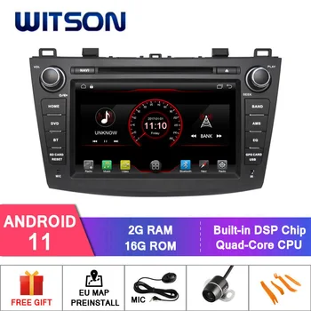 WITSON Android 11 de 2GB a 16GB RÁDIO do CARRO para MAZDA 3 2010-2012 Car Multimedia Player Estéreo AutoAudio GPS de Navegação de DVD de Vídeo