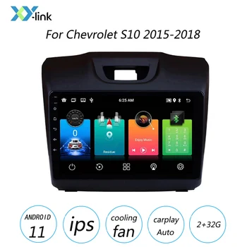 Wi-fi Rádio do Carro Para Chevrolet S10 Isuzu DMAX 2015-2018 Android 2 Din de 9 Polegadas GPS de Navegação Player Multimídia da Apple Carplay