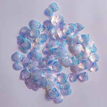 15g Iridescente Grande Brilho Buraco Shell Glitter Confetes Para a Festa de Dispersão de Mesa de Decoração DIY de Vestuário Costura Supplie Lentejuela