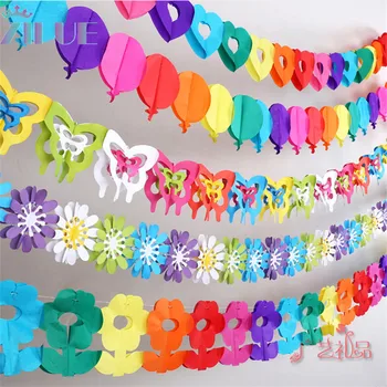 Zilue 1pc festa de Aniversário arranjo de Borboletas e flores de papel de judy Bebê mostra a festa de Aniversário de casamento decoração