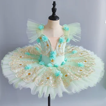 2022 Profissional Traje De Balé Clássico Panqueca Tutu De Ballet Desempenho De Vestir Meninas Profissional Tutu De Adultos Balet Vestido De Menina