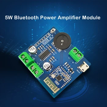 Bluetooth 4.2 módulo de áudio sem perdas estéreo de dois canais de baixa potência Amplificador Digital Placa de consumo 5WX2