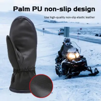 Tela sensível ao Toque Universal Elástico de Inverno mais Quentes da Mão Térmica, Luvas USB Elétrica caloroso das Luvas da Motocicleta Mittens