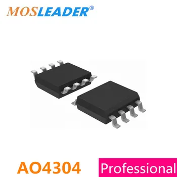 Mosleader SOP8 AO4304 100PCS 500PCS 1000PCS 2500PCS 30V 18A N-Canal de Alta qualidade