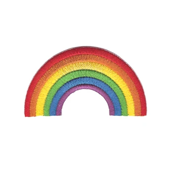 gay homossexual patch bordado de ferro em patches para roupas de arco-íris Bonito lidar com ele vestuário de DIY Motivo Applique