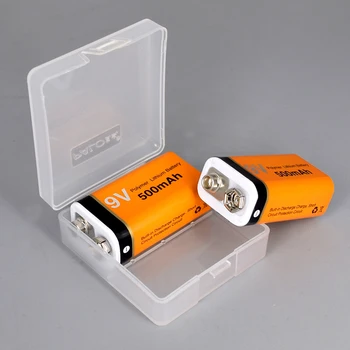 PALO 9V Bateria do Li-íon bateria Recarregável 500mAh 9v 9F22 bateria de lítio para Multímetro Microfone de Brinquedo de Controle Remoto KTV