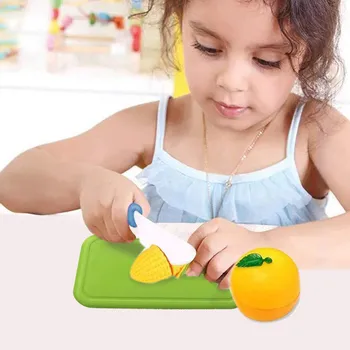 Brincar de faz de conta Alimentos Vegetais Fingir Função de Jogar Brinquedo de Crianças de Plástico de Corte Definido Crianças Brinquedos de Simulação de Cozinha, Brinquedos juguetes