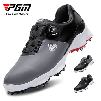 Impermeável Homens Sapatos de Golfe Profissional Leve Jogador Calçado ao ar livre de Golfe Esporte Formadores de Atletismo Tênis PGM Marca