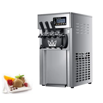 Rápida Refrigeração Superior sorvete Soft Máquina de Fazer 110V 220V