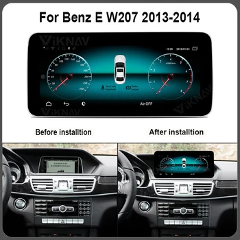 De 10,25 polegadas android GPS do carro do rádio para-Benz E W207 2013 2014 auto multimídia vídeo player FM BT, WIFI