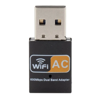 USB Adaptador Wifi Ac600 Dupla-Banda de 5Ghz Mini Rede sem Fio para Desktop, Laptops Apoio Xp, Win7 Win8 Sistema