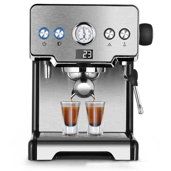 Personalizar Automáticas De Aço Inoxidável 1.7 L Pressão De Commerical Espress Máquina De Café