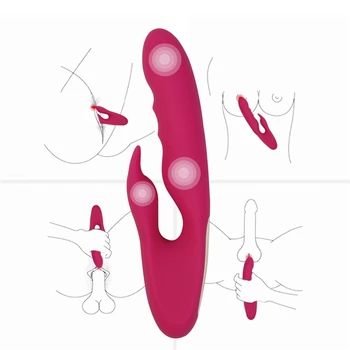 Ponto G Coelho Vibradores Para As Mulheres Dildos Brinquedos Sexuais Clitóris Estimular A Vagina Massageador Varinha De Adultos Vibrador Erótica Sex Shop