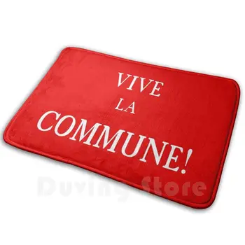 Bandeira Da Comuna De Paris Tapete Tapete Tapete Anti-Derrapante Tapetes De Quarto Socialismo De Paris De 1871, Proudhon, Anarquista Marxismo