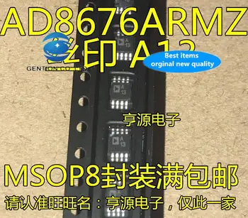 5pcs 100% original novo SMD AD8676 AD8676ARM AD8676ARMZ serigrafia A13 dupla op amp IC chip
