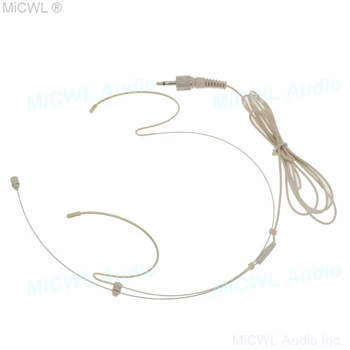 Oculto Autêntica MiCWL Fone de ouvido Microfone de Áudio Para auscultadores Sennheiser G2 G3 G4 G5 sem Fio Sistema de Mike 3.5 mm Jack Bloqueio