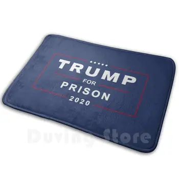 Trump Para A Prisão Rosto Macio, Antiderrapante, Tapete Tapete Carpete Almofada Trunfo Para A Prisão Trump Prisão De Quarentena Boca Cdc Eua